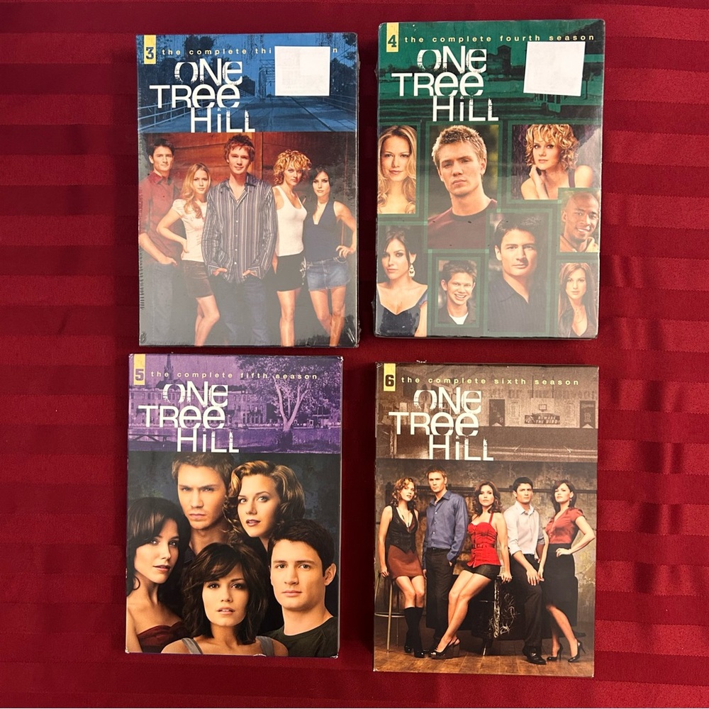 One Tree Hill DVDs Season 3 through 6